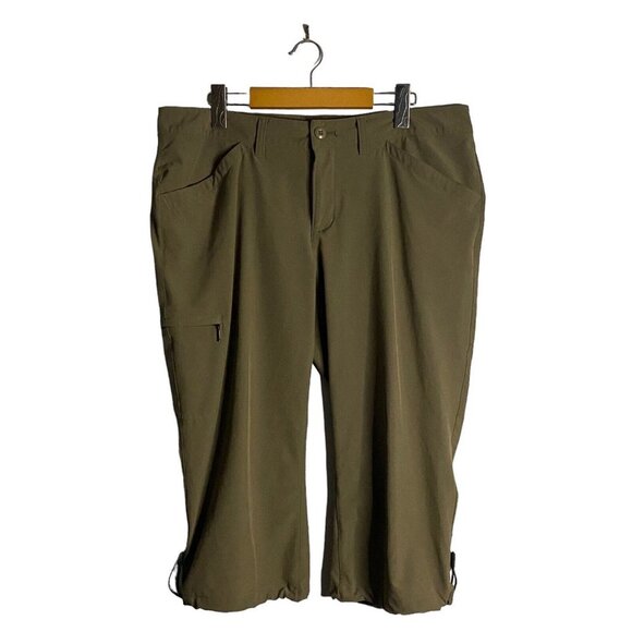 Eddie Bauer Women's Green Trail Hiking Capri - Picture 1 of 10